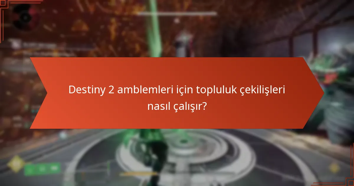 Güncel Destiny 2 amblem kodlarını nerede bulabilirim?