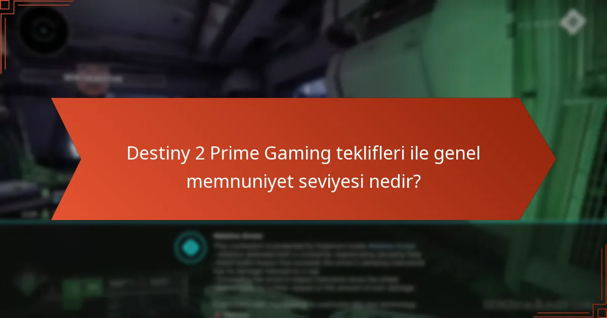 Destiny 2 Prime Gaming eşyaları, diğer oyun içi ödüllerle nasıl karşılaştırılır?