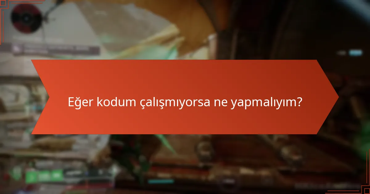 Destiny 2’de hangi kodlar kullanılabilir?