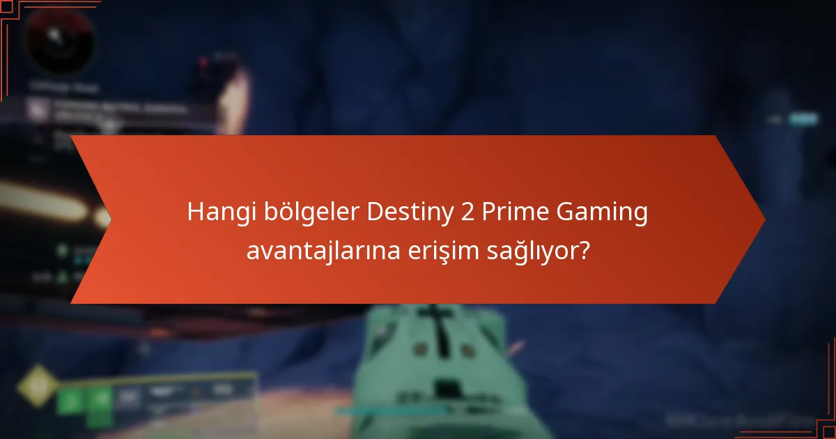 Destiny 2’de Prime Gaming ödüllerini nasıl talep edebilirim?